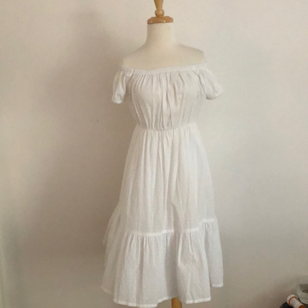 white j.crew dress